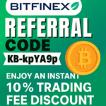 Sign up with the Bitfinex Exchange Referral Code “KB-kpYA9p” and enjoy an instant 10% discount on all trading fees. Start trading smarter with Bitfinex today!