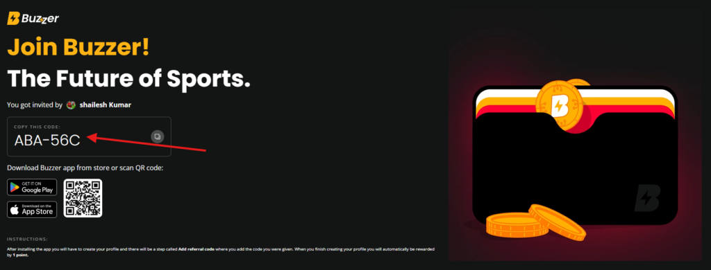 Buzzer App Referral Code “ABA56C” – Get 20% Bonus Points Instantly