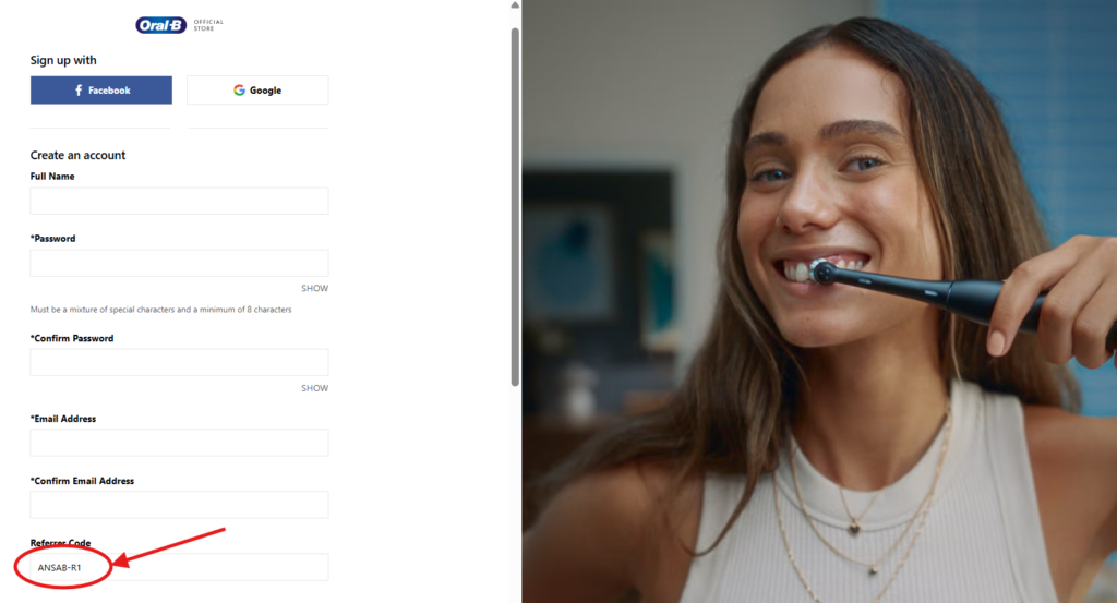 Oral-B Referral Code “ANSAB-R1” – Get 10% Off On Your First Order