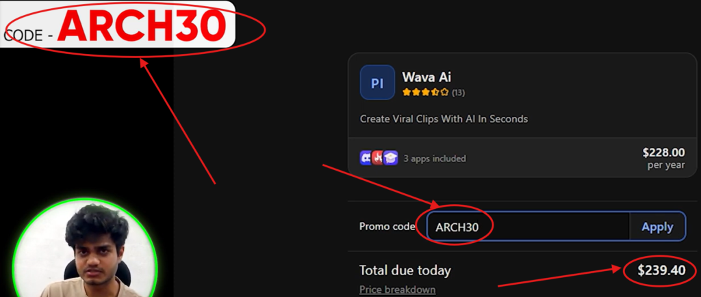 Wava AI Promo Code “ARCH30” – Get 10% Off Subscription Plans Instantly