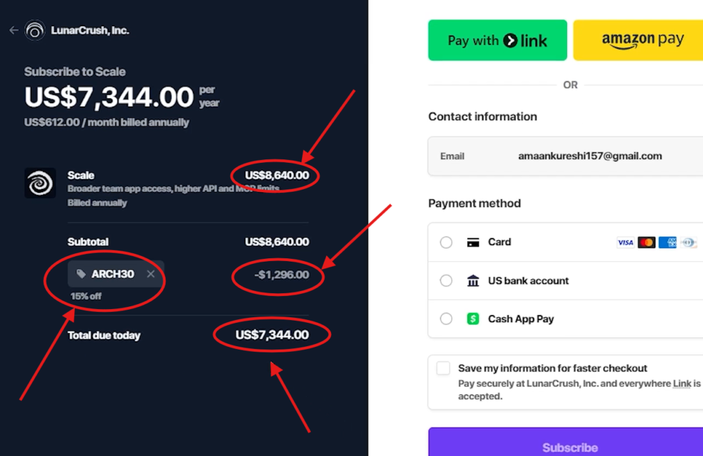 LunarCrush Promo Code “ARCH30” – get 15% Discount on Subscription Plans