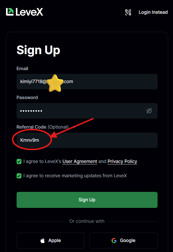 LeveX Referral Code “Kmnv9” – 10% Off on Signup & $380+ Rewards