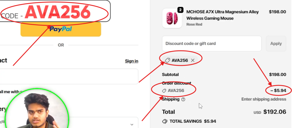 MchoseStore Discount Code “AVA256” – Exclusive 10% Off On Your Purchase