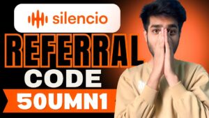 Silencio Referral Code “50UMN1” – Unlock 20% Extra Recording Earnings