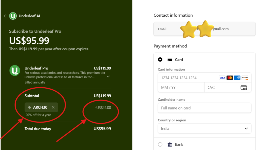 Underleaf Ai Promo Code “ARCH30” – Get 20% Off On Subscription Today