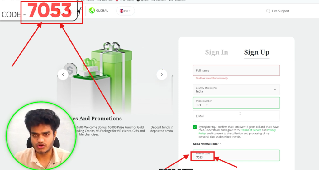 Xchief Referral Code