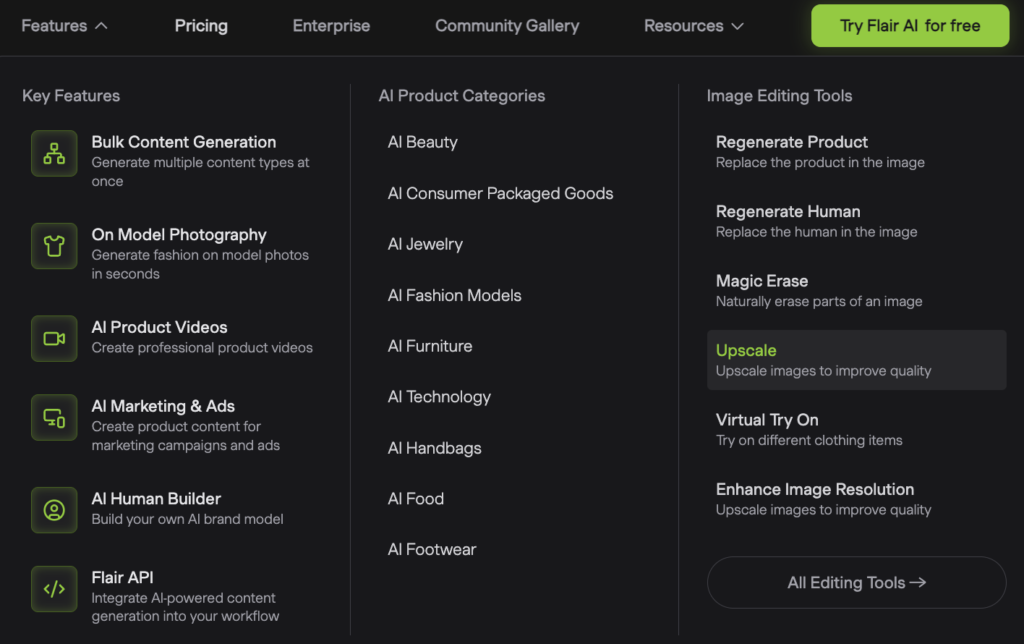 Key Features of Flair AI