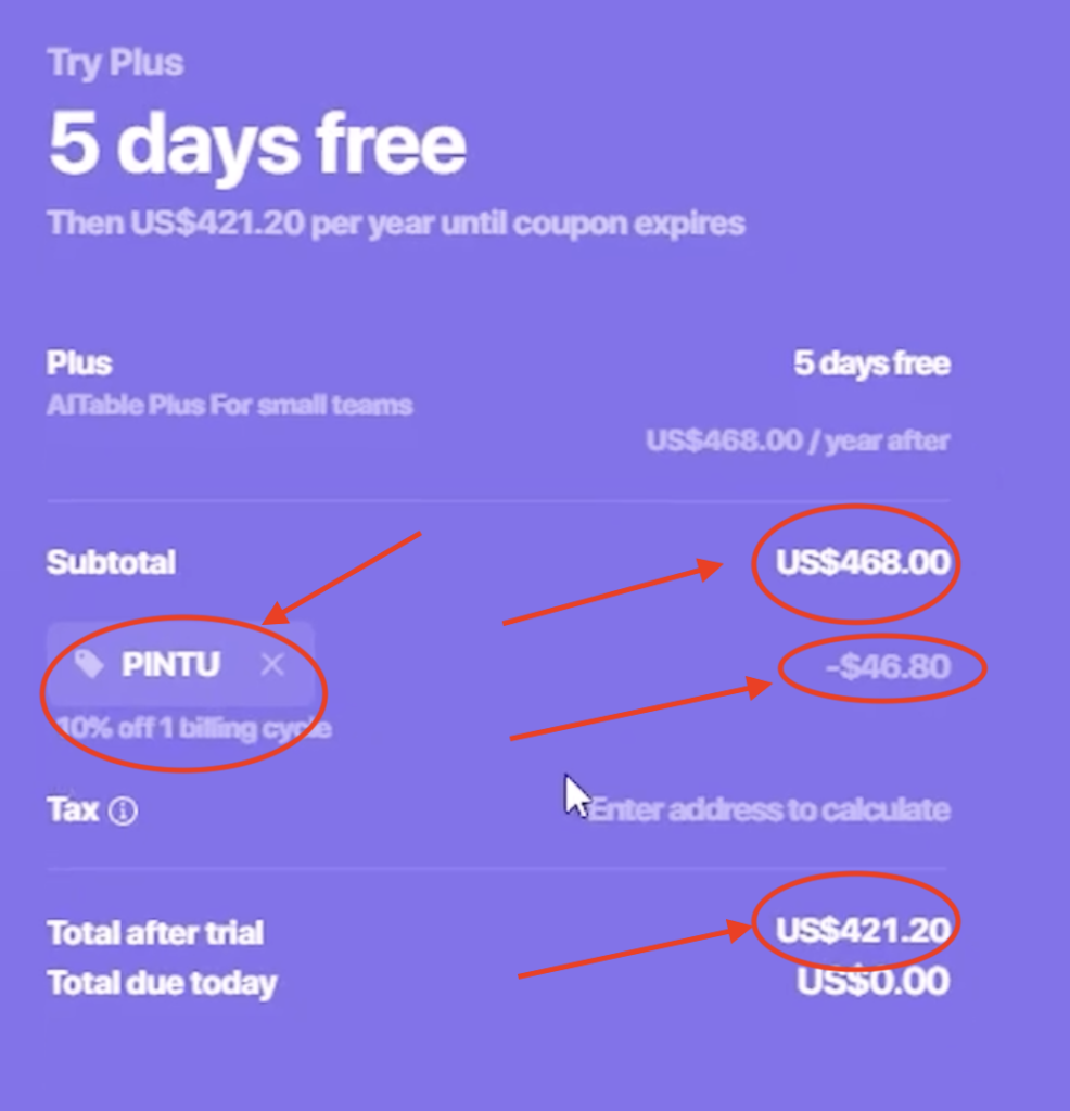 How to Use AiTable AI Promo Code “PINTU” to Get 10% Off (Step-by-Step Guide)