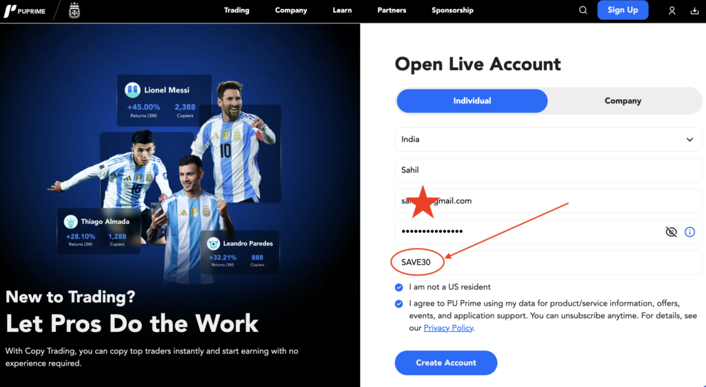 How to Use PU Prime Referral Code “SAVE30” to Save 10% (Step-by-Step Guide)