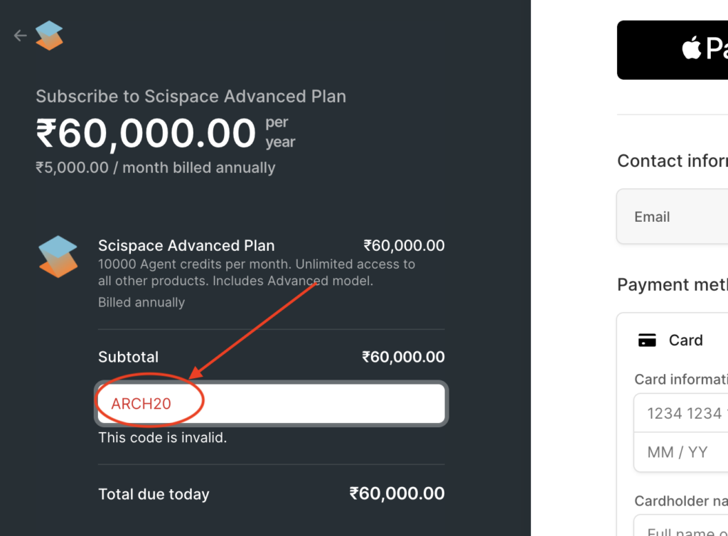 How to Use SciSpace AI Promo Code “ARCH20” to Get 20% Off (Step-by-Step Guide)