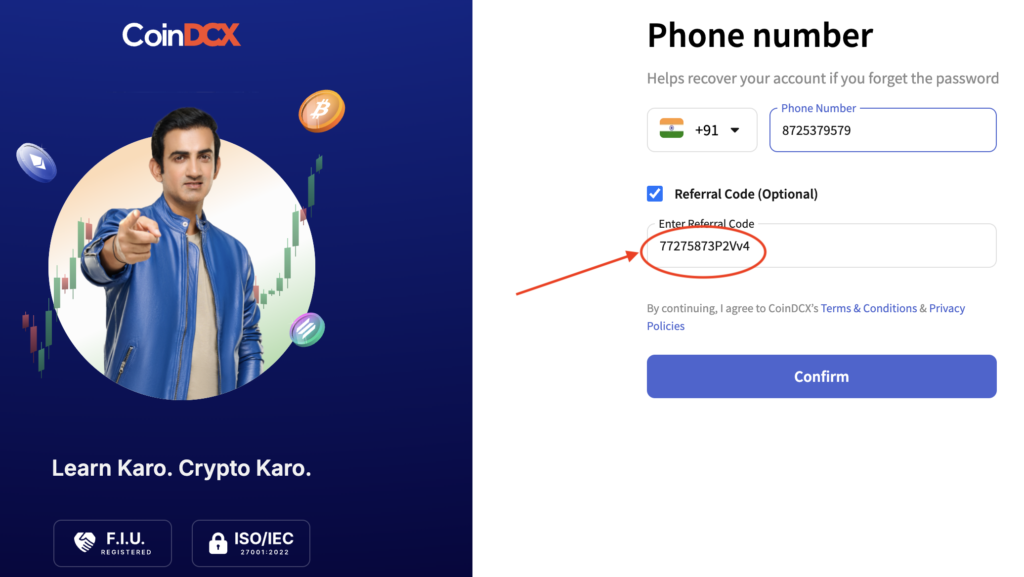 How to Use CoinDCX Referral Code "77275873P2Vv4" to Save 20% (Step-by-Step Guide)
