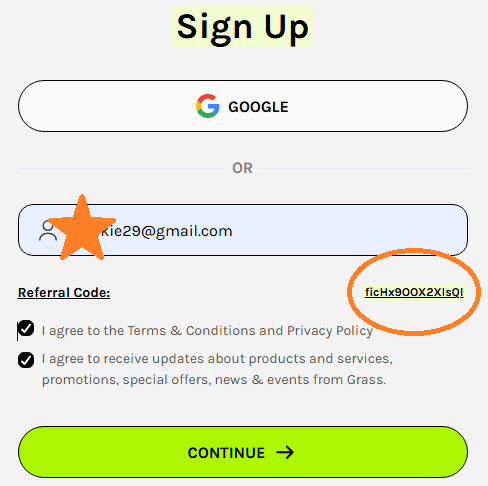 Grass Referral Code