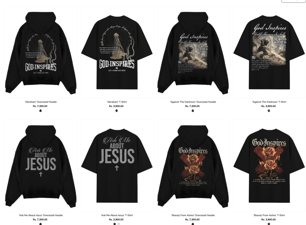 Popular God Inspires Clothing Collection